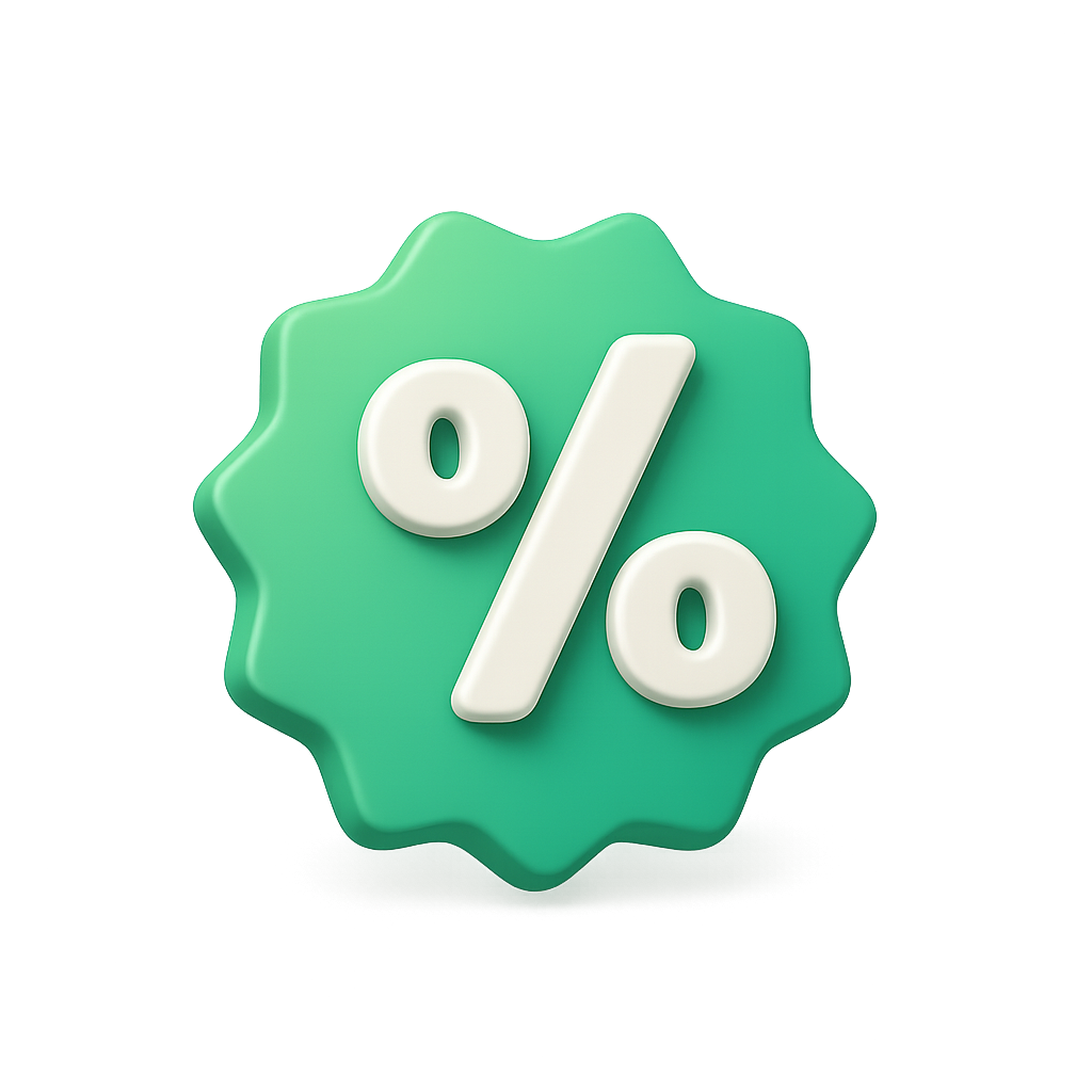 10% Off em eventos